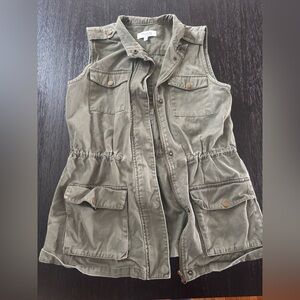 Charlotte Russe Khaki Utility Vest (Like NEW)